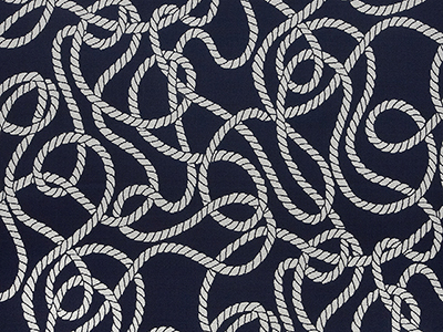 Sunbrella Maritime Nautical furniture fabric. Item number 145239-0000